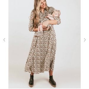 Rylee Cru Floral Midi Dress